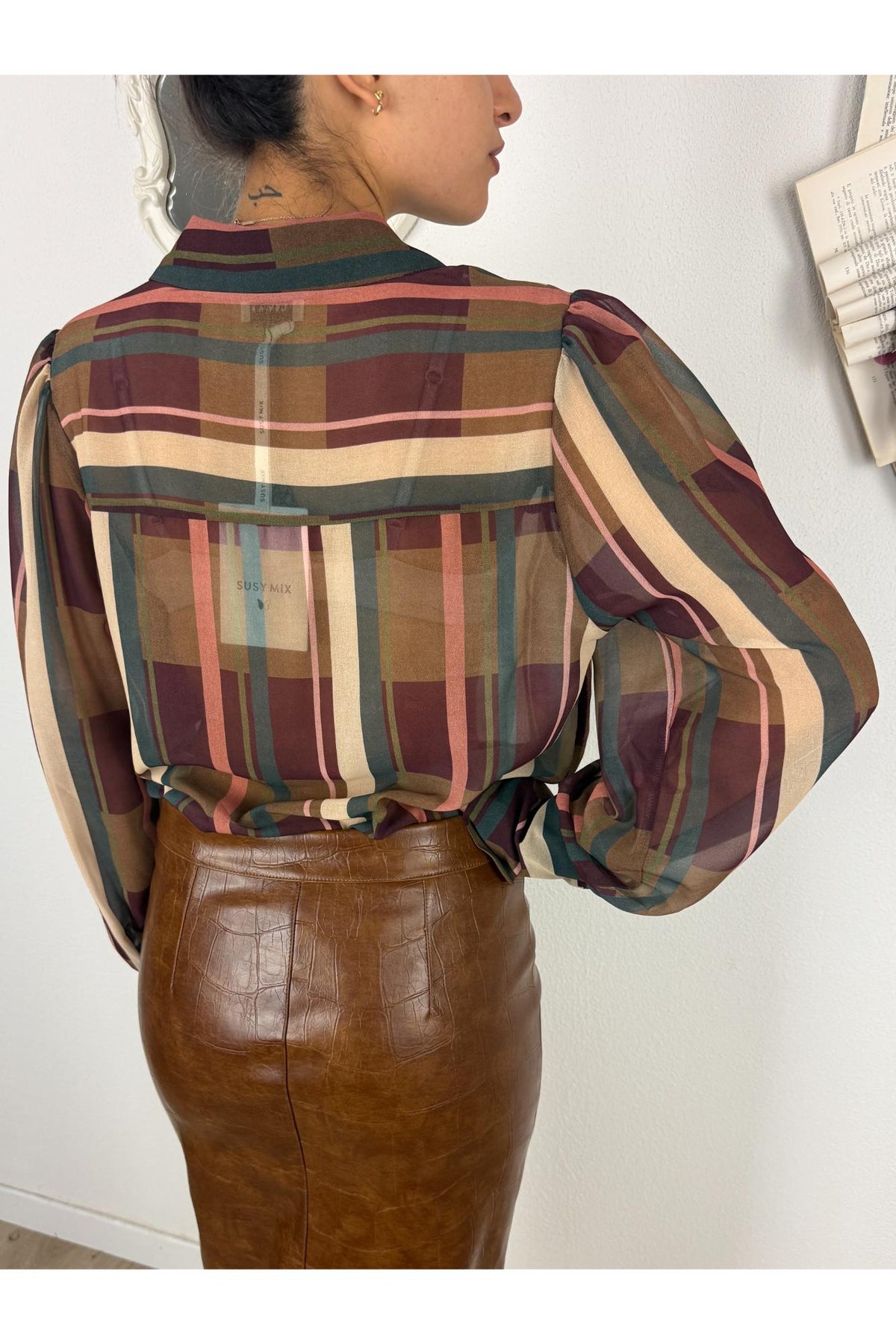 SUSY MIX Camicia giometrica Susy mix Unica
