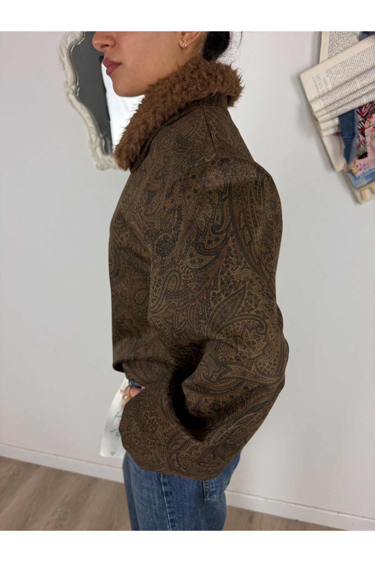SUSY MIX Bomber fantasia cachemire Susy mix Unica