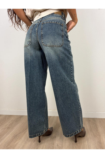 SUSY MIX Jeans palazzo scolorito Susy mix Jeans