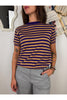 maglia rigata manica corta susy mix m203 22848565