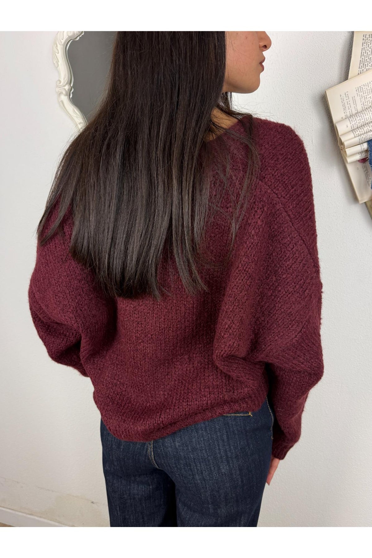 SUSY MIX Cardigan morbido Susy mix Bordeau
