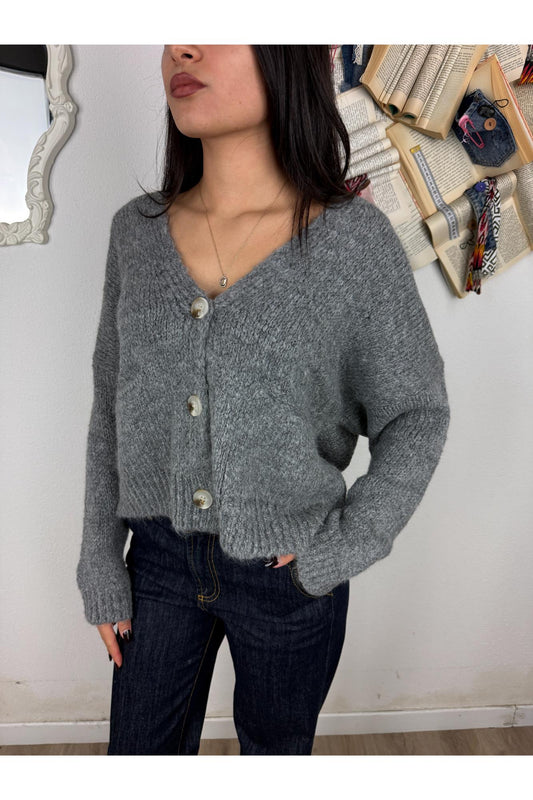 SUSY MIX Cardigan morbido Susy mix Grigio