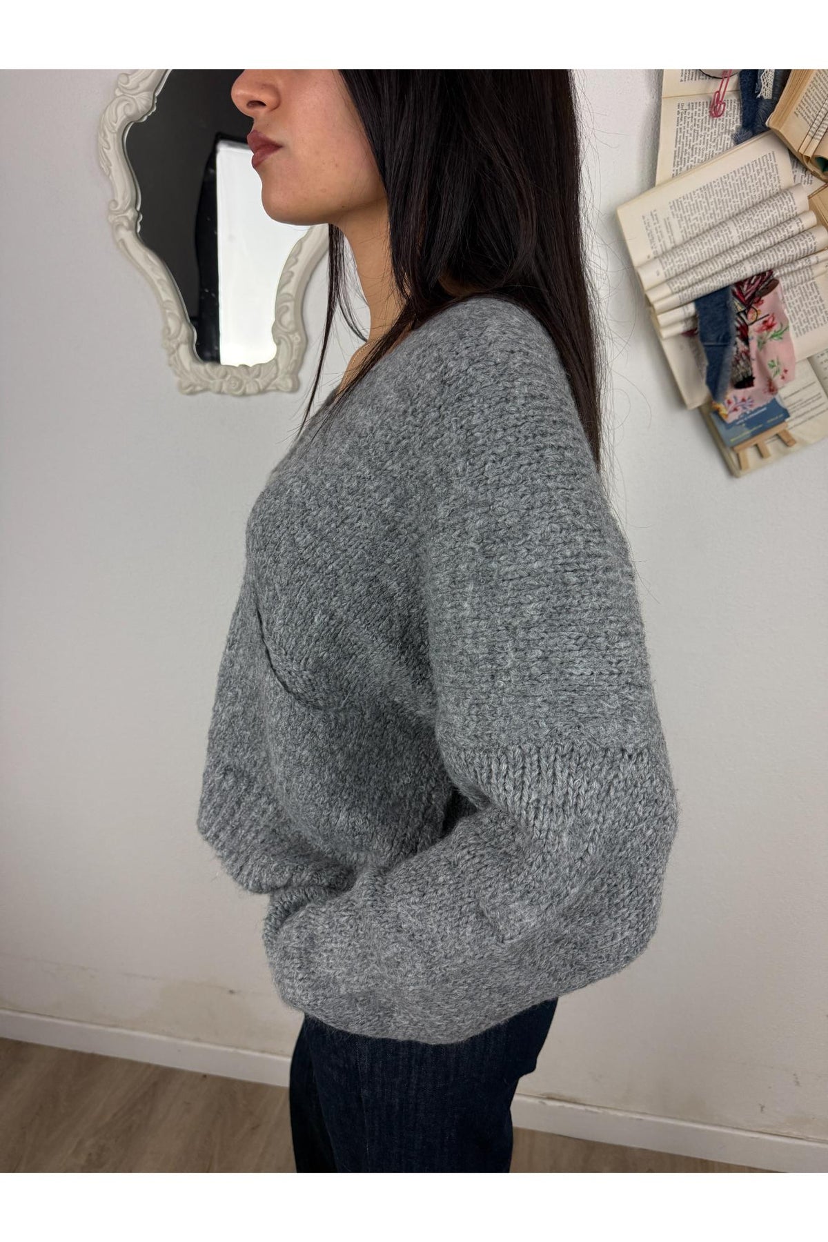 SUSY MIX Cardigan morbido Susy mix Grigio