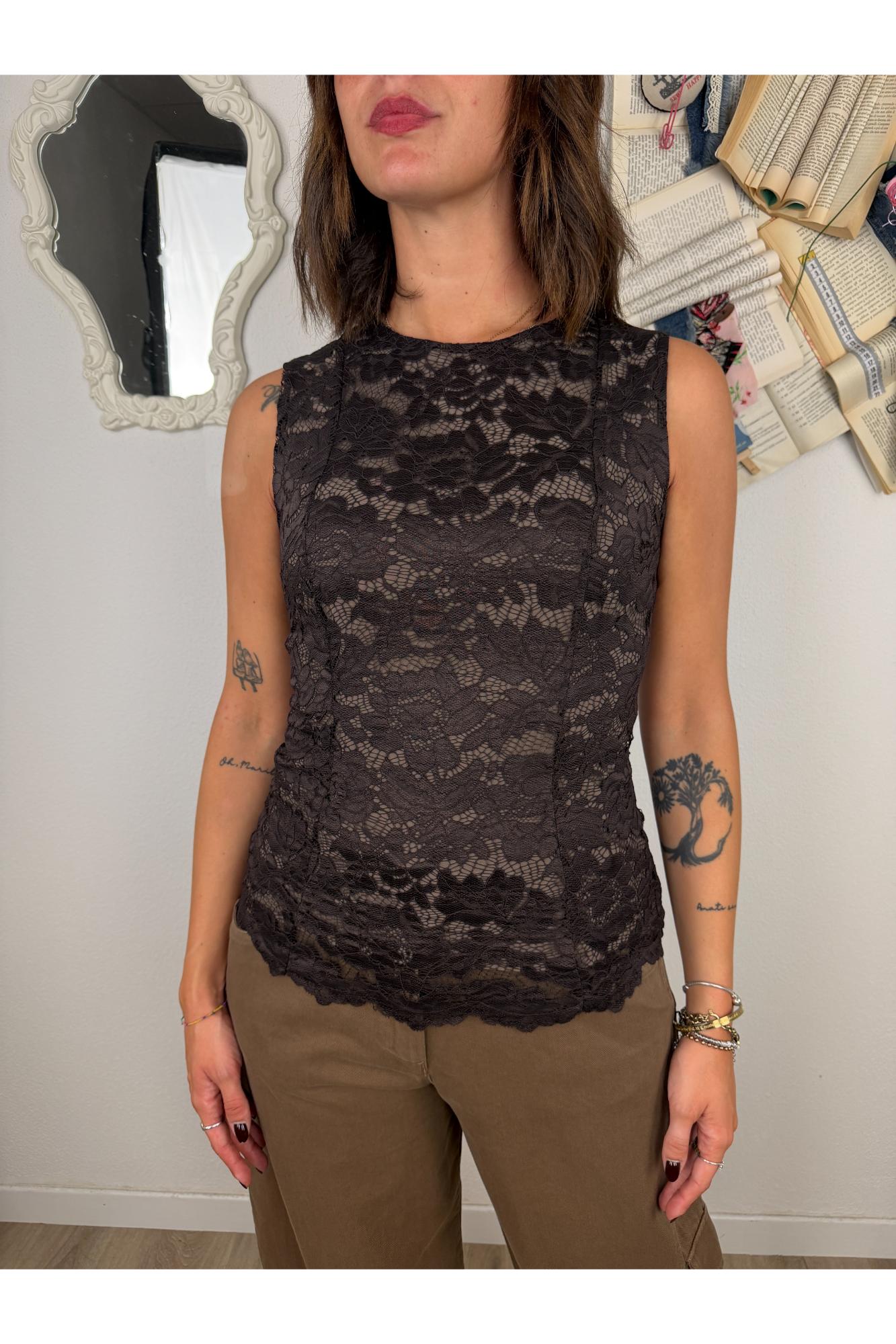 SUSY MIX Smanicata di pizzo Susy mix Moro