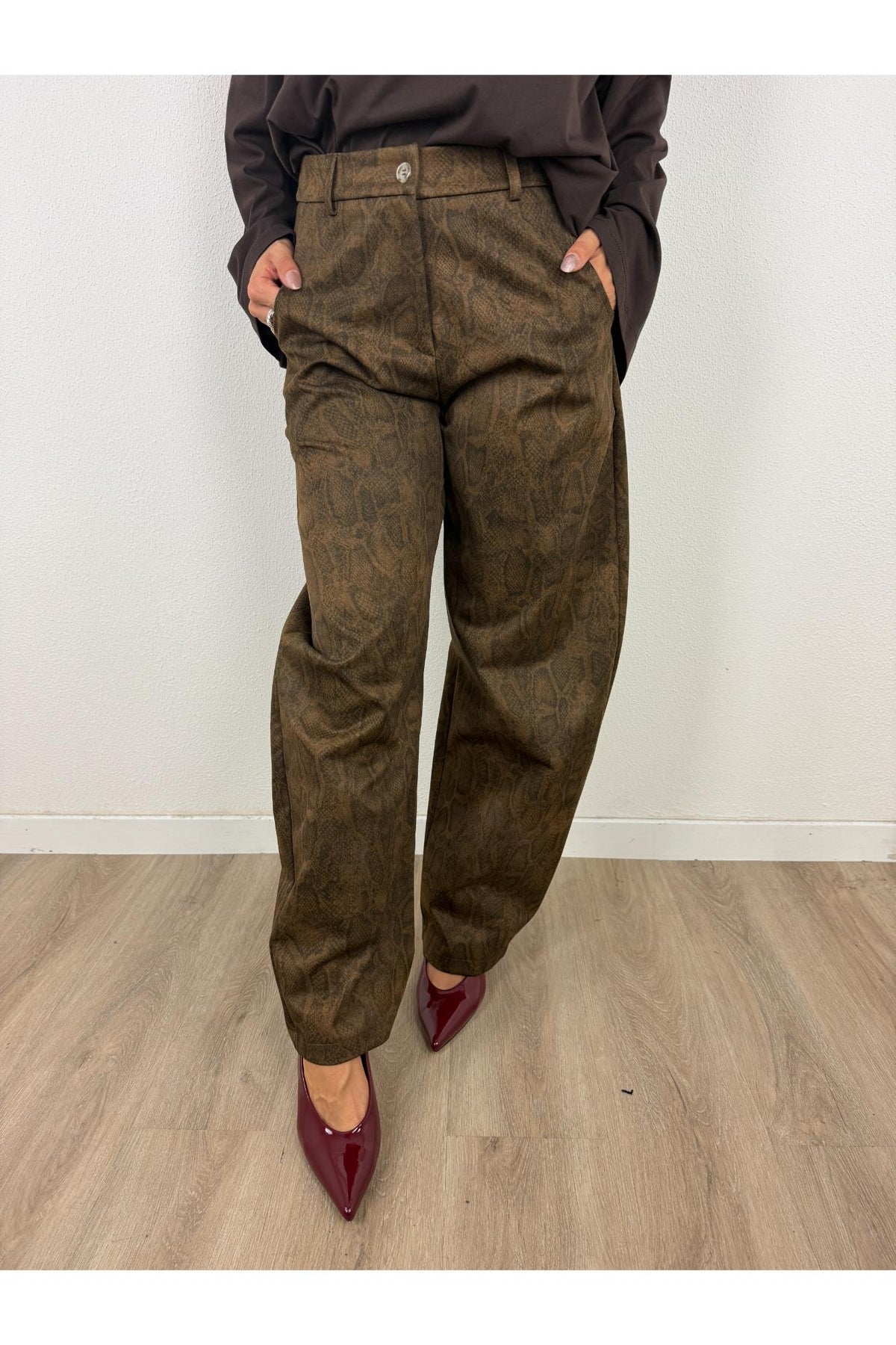 SUSY MIX Pantalone leopardato Susy mix Unica