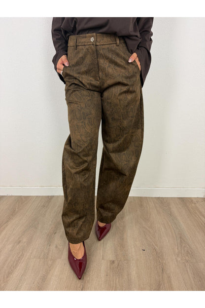 SUSY MIX Pantalone leopardato Susy mix Unica