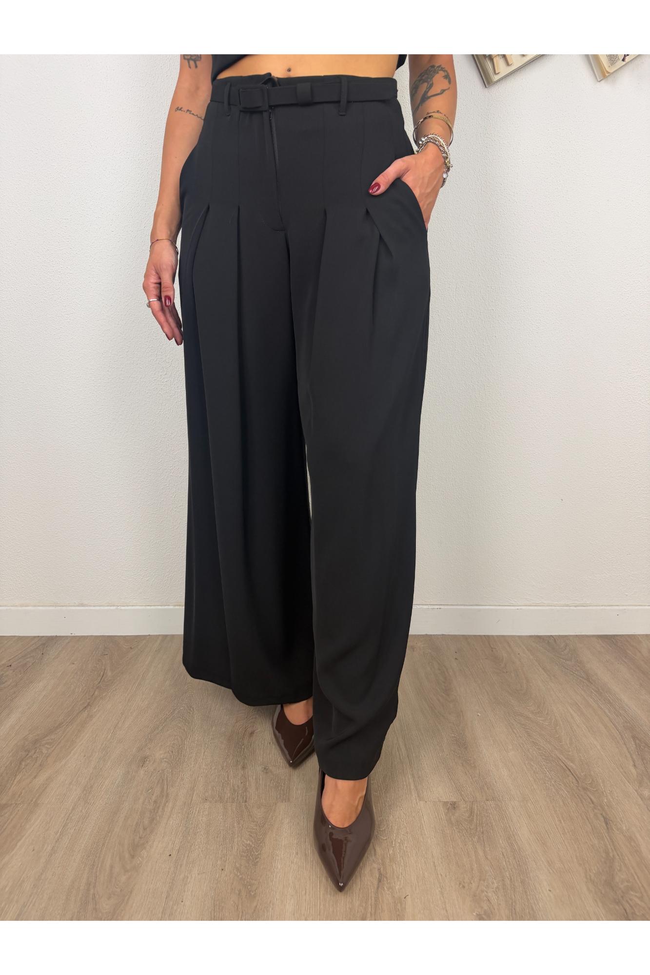 SUSY MIX Pantalone palazzo Susy mix Nero