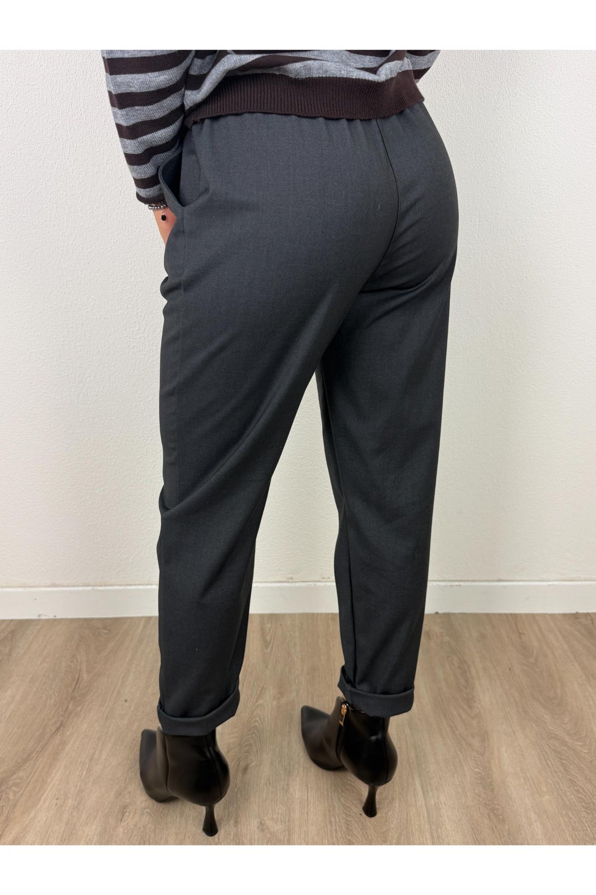 SUSY MIX Pantalone con risvoltino Susy mix Grigio