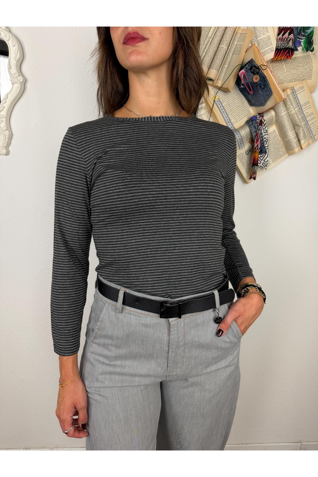 SUSY MIX Maglia rigata Susy mix Grigio