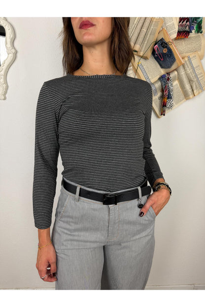 SUSY MIX Maglia rigata Susy mix Grigio