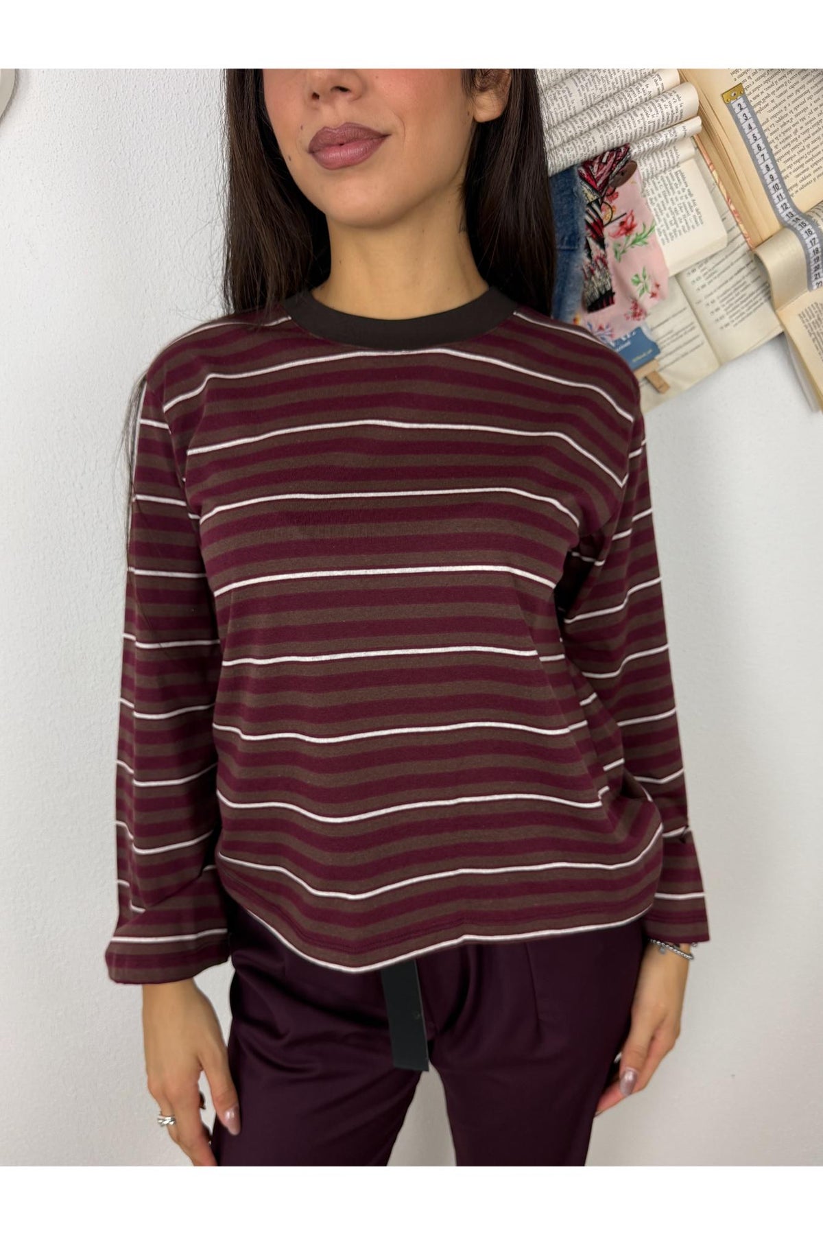 SUSY MIX T-shirt rigata Susy mix Moro