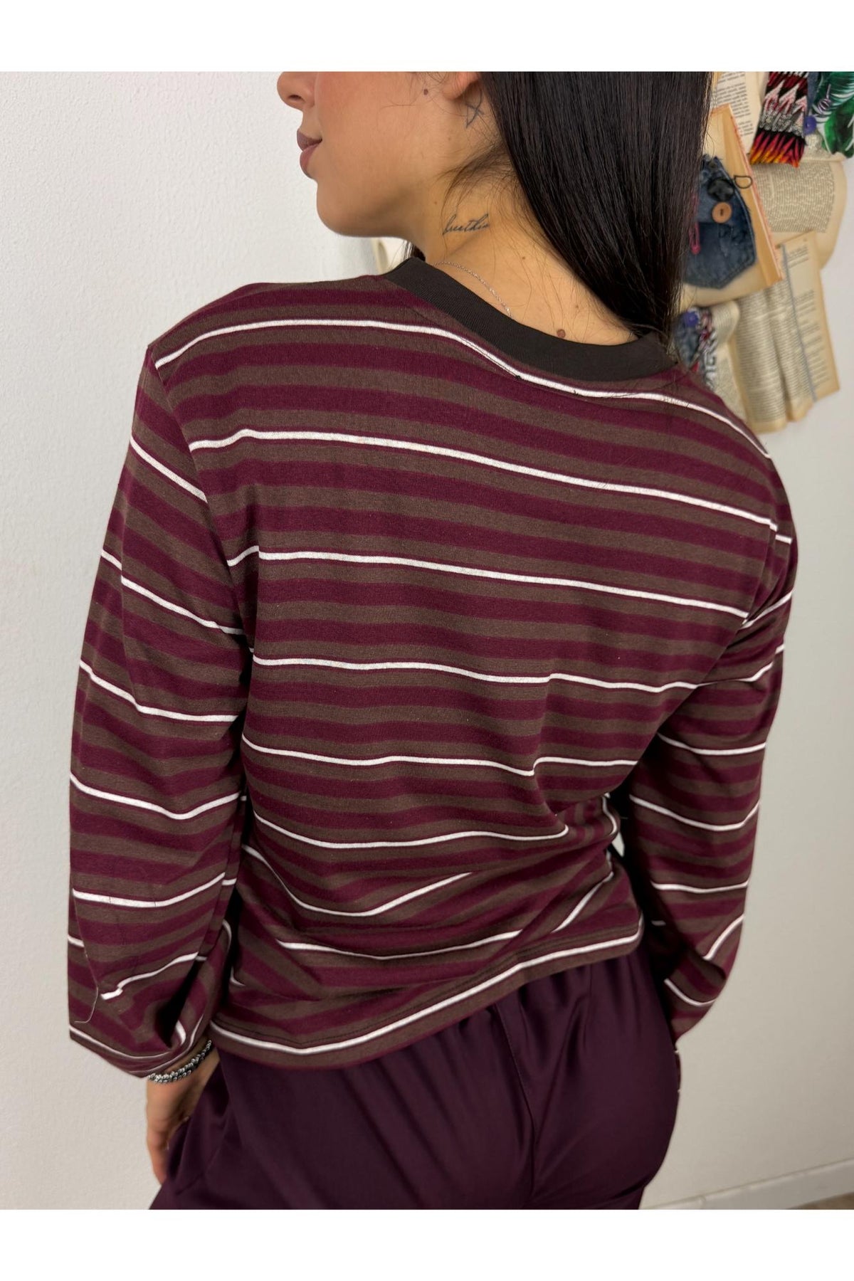 SUSY MIX T-shirt rigata Susy mix Moro