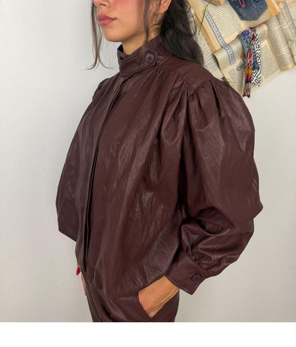 SUSY MIX Spolverino eco pelle tagliato dritto Susy mix Barolo