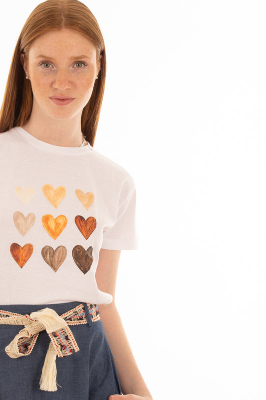 T-SHIRT CUORI -ART. NB83