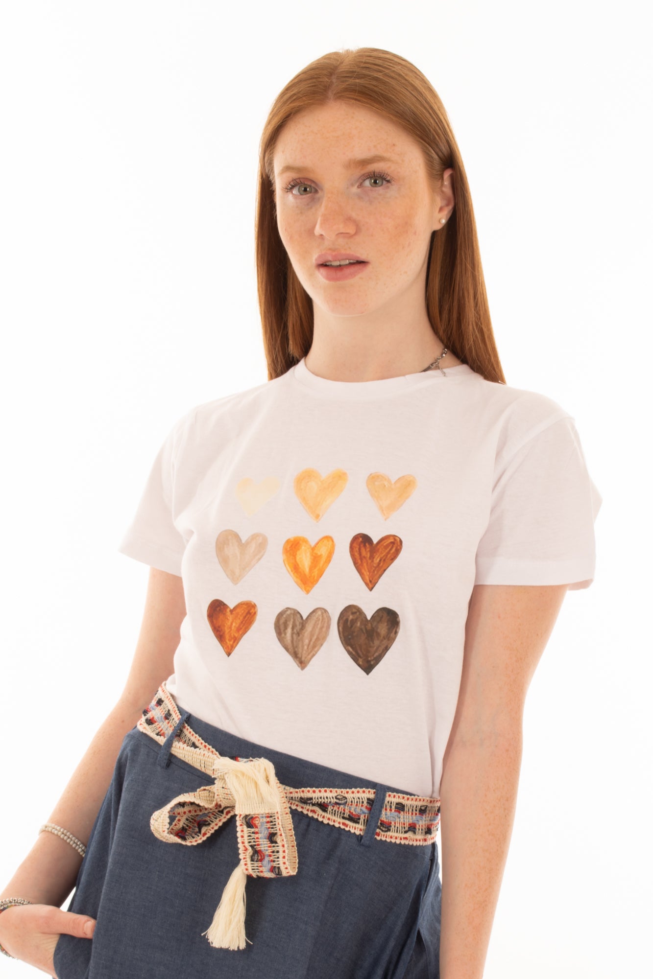 T-SHIRT CUORI -ART. NB83