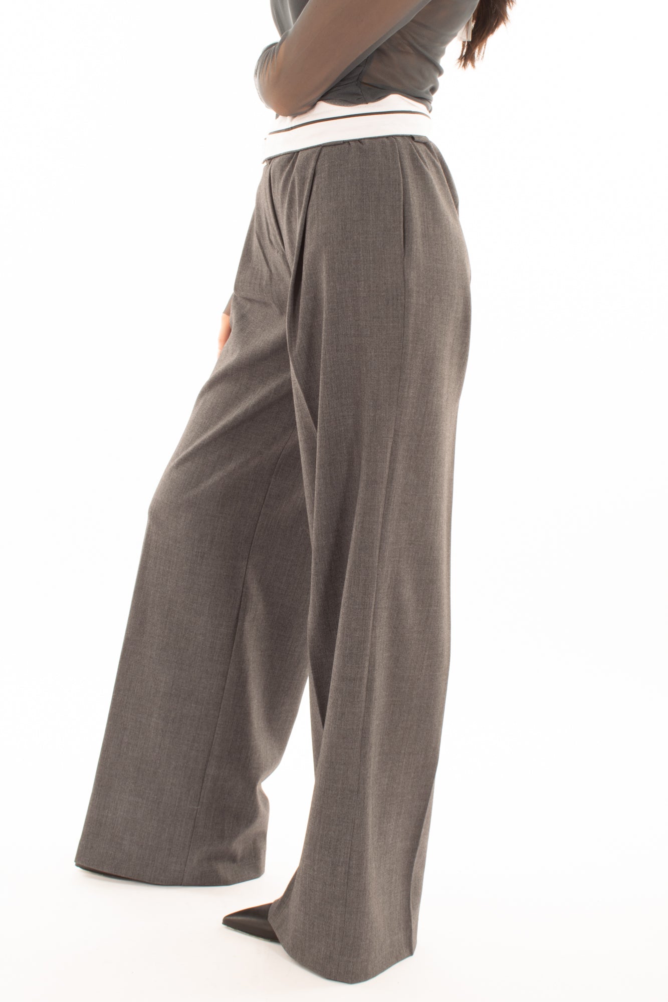 Pantalone palazzo Angela davis - Grigio