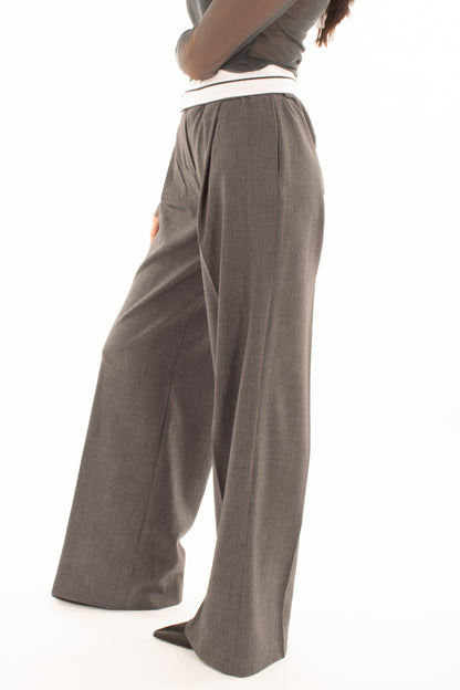 Pantalone palazzo Angela davis - Grigio