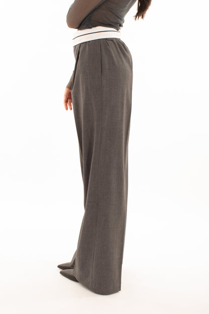 Pantalone palazzo Angela davis - Grigio