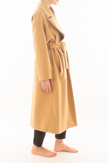 Cappotto da donna a vestaglia Dixie - Camel