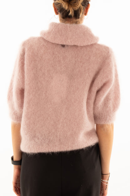 Maglione mm kid mohair Dixie - Cipria