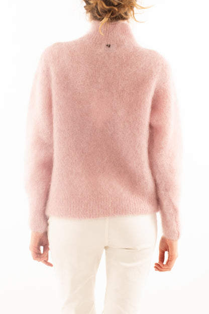 Maglione in kid mohair Dixie - Cipria