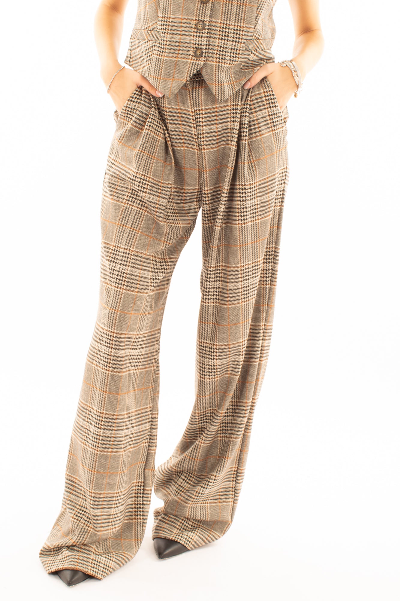 Pantalone palazzo scozzese Dixie - Unica