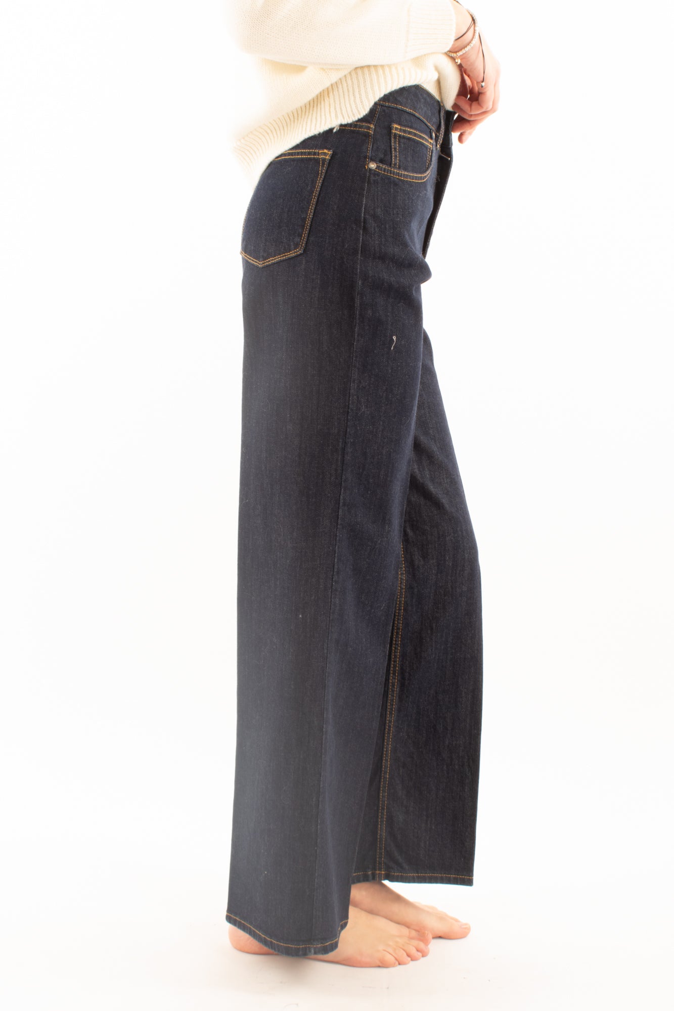 Jeans a palazzo Dixie - Denim