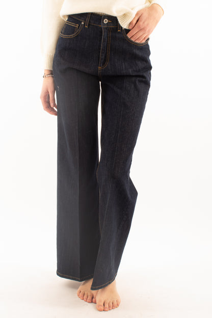 Jeans a palazzo Dixie - Denim