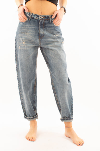 DIXIE Jeans con graffi Dixie - Denim Denim