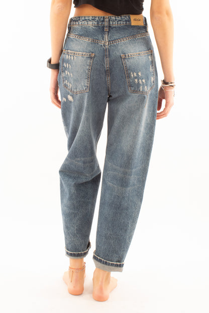 DIXIE Jeans con graffi Dixie - Denim Denim