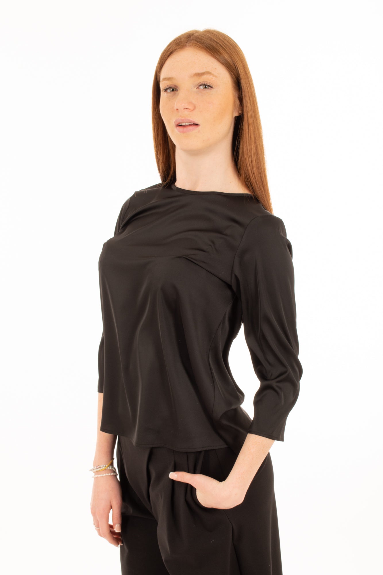 IMPERIAL Blusa manica 3/4 Articolo cdp0gdg Nero