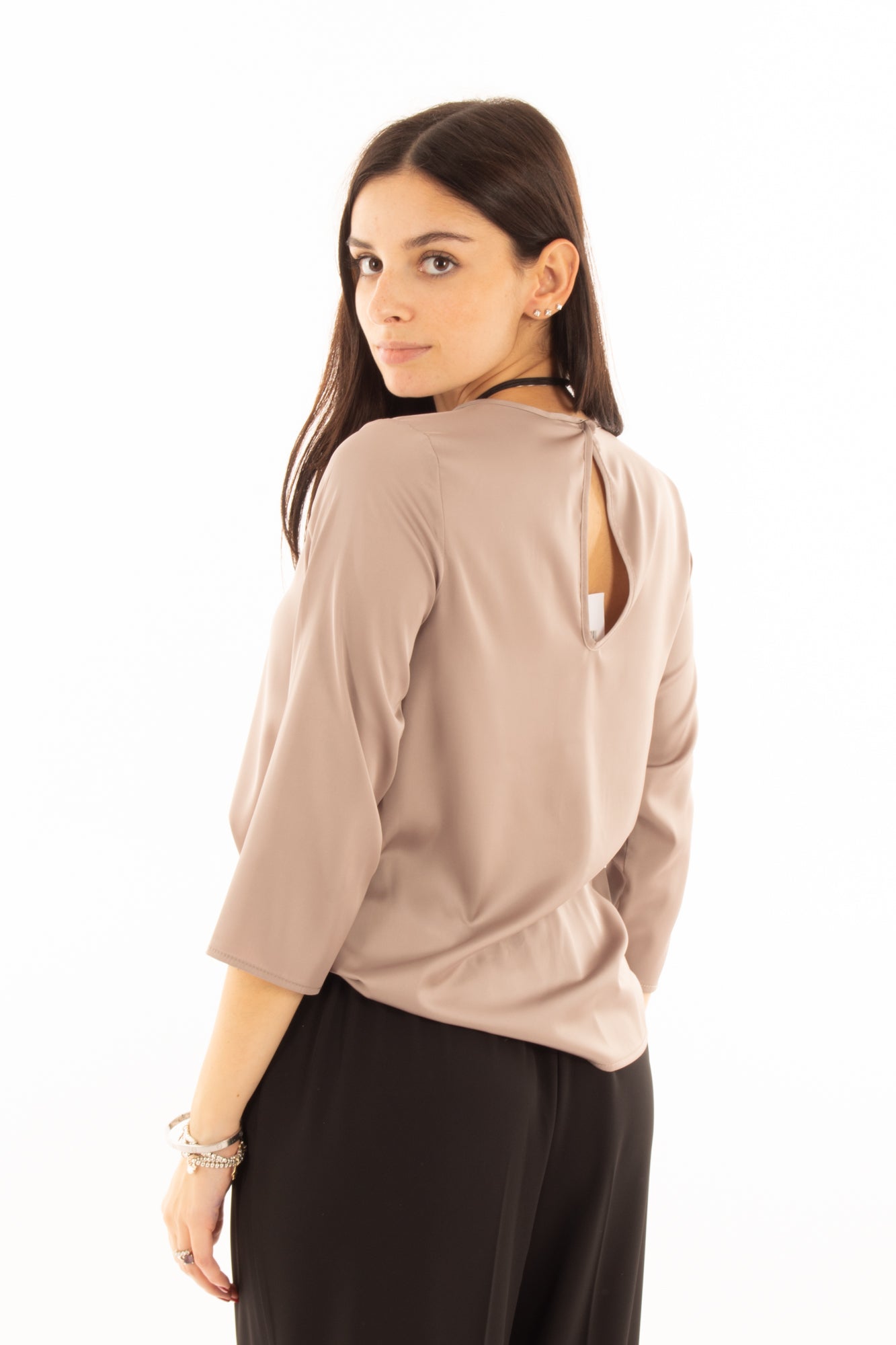 IMPERIAL Blusa manica 3/4 Imperial - Tortora Tortora