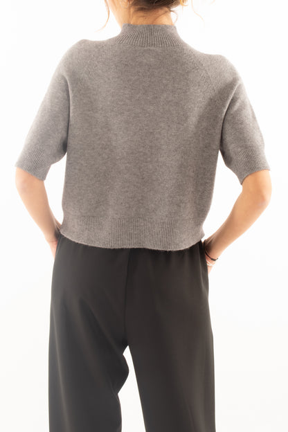 Maglione manica corta Imperial - Grigio