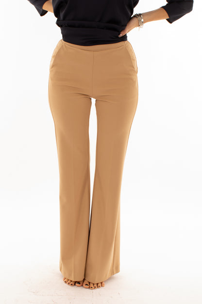 Pantalone zampa Imperial - Sand