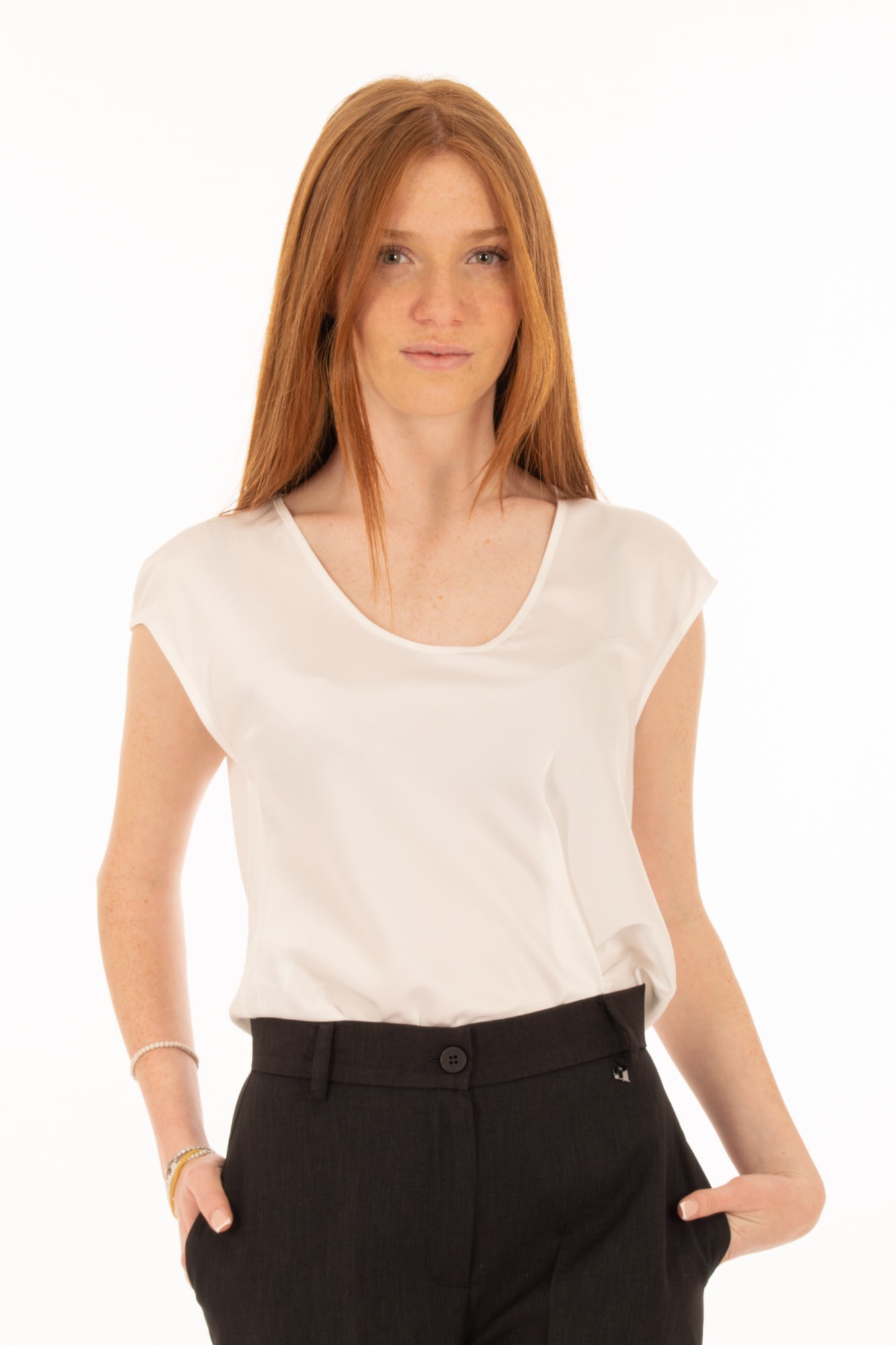 IMPERIAL Blusa a v Articolo reh0gdg White