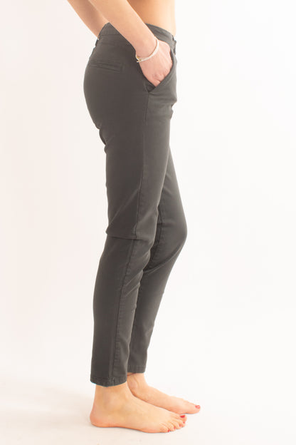 Pantalone chinos da donna Miamata - Grigio