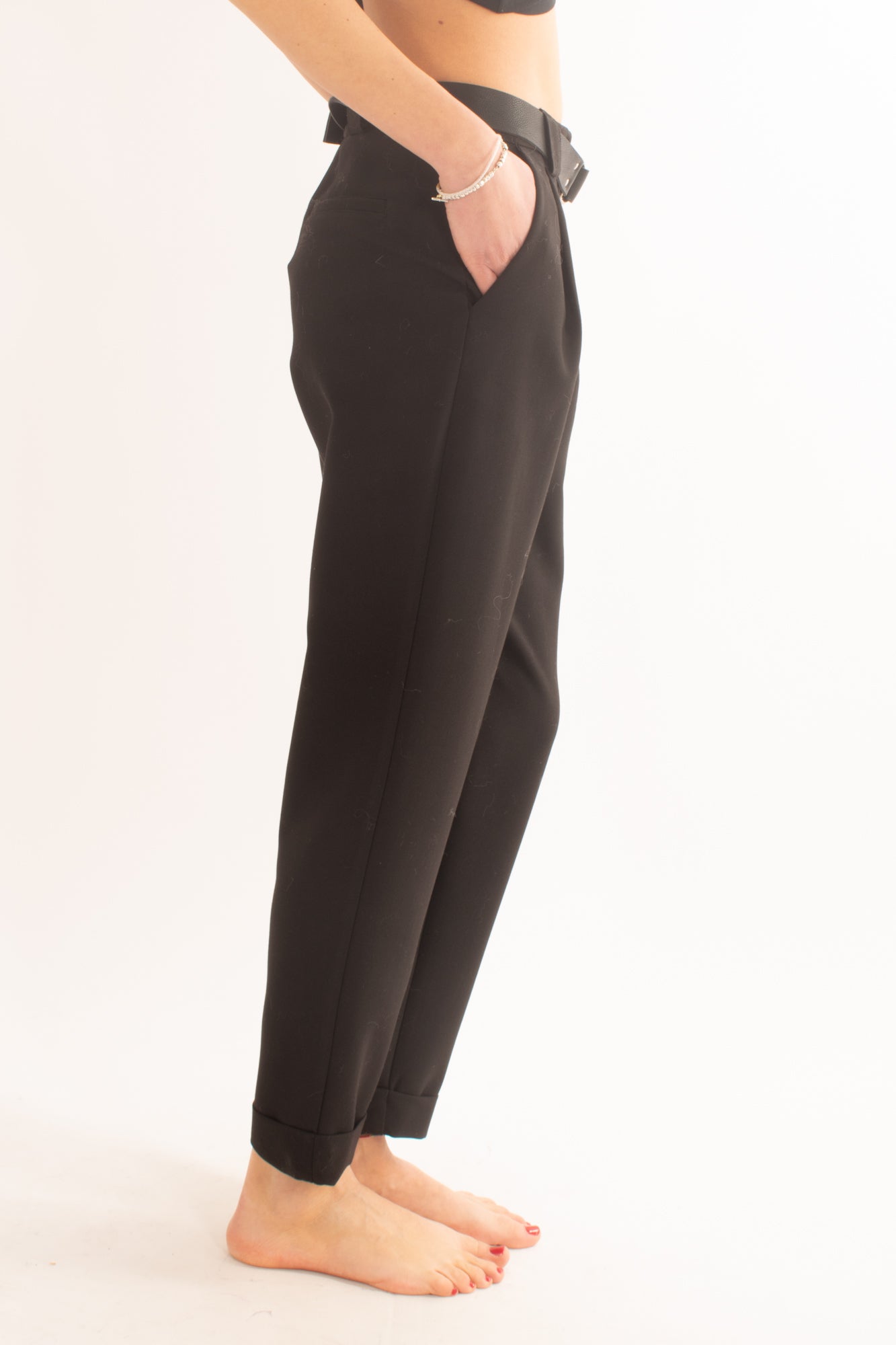 Pantalone da donna morbido Motel - Nero