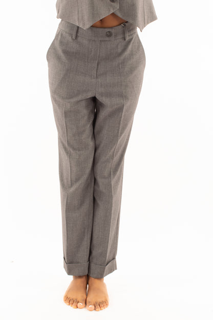 Pantalone sigaretta Motel - Grigio