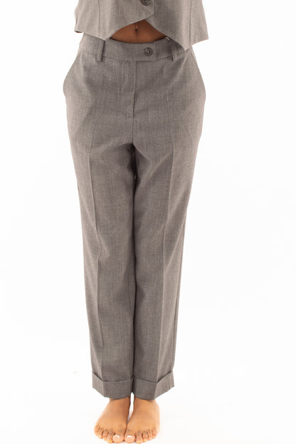 Pantalone sigaretta Motel - Grigio