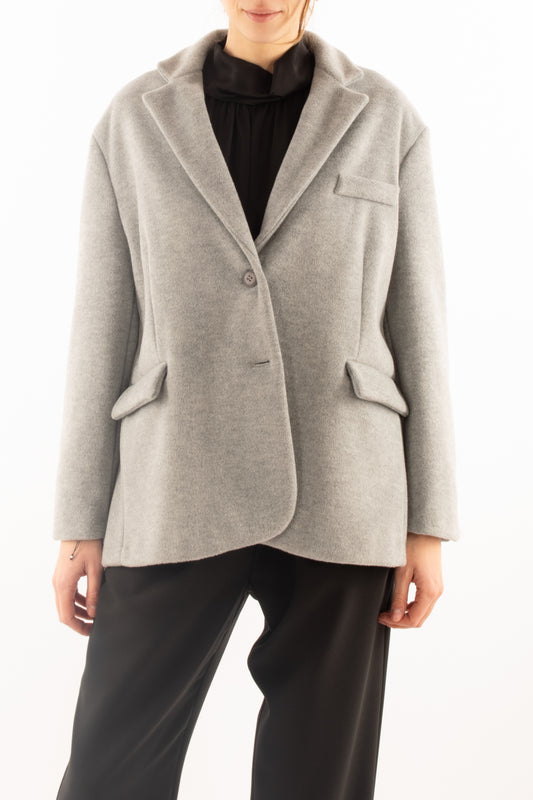 Cappotto over corto Motel - Grigio