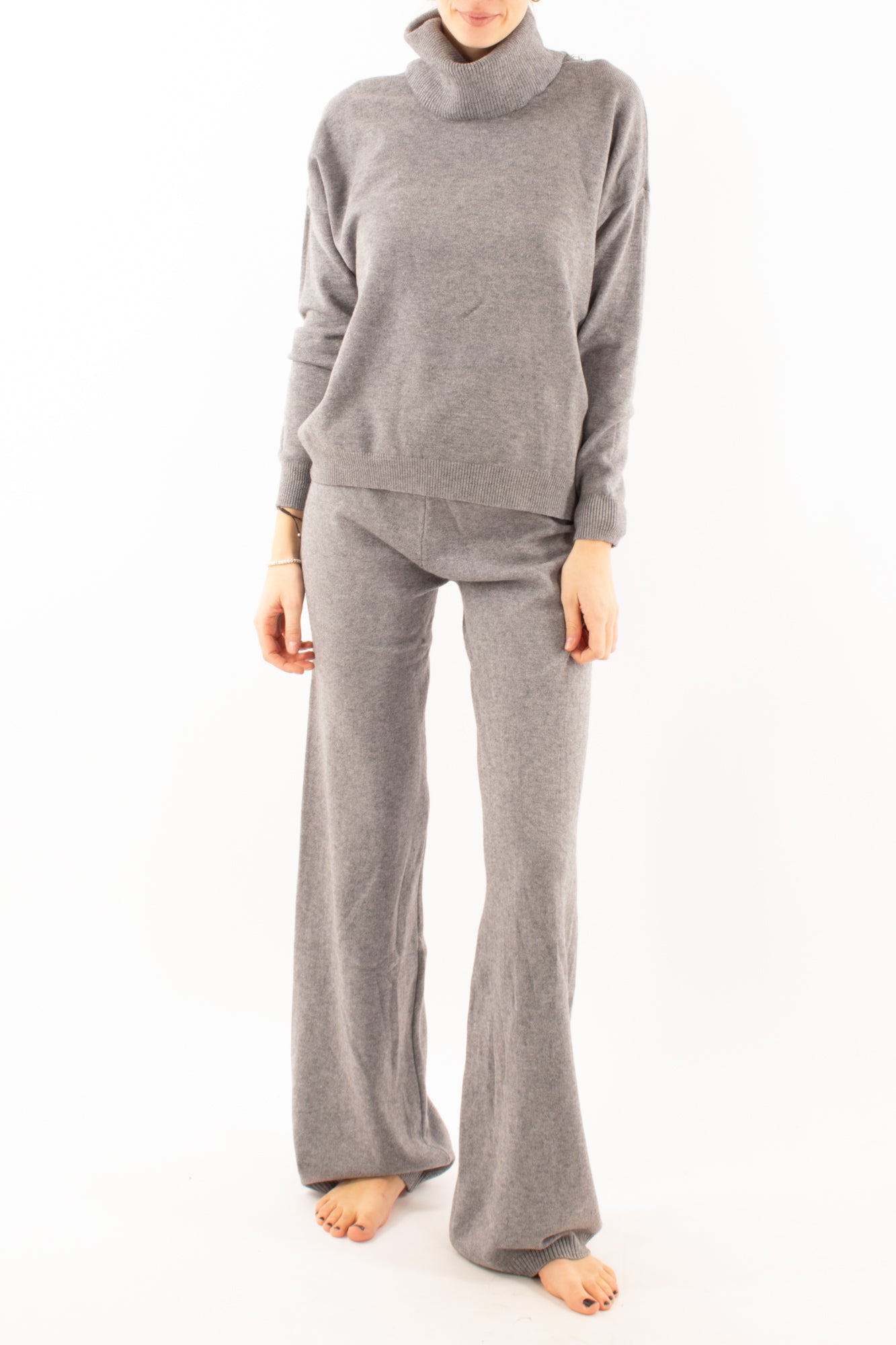 Maglia + pantalone Susy mix - Grigio