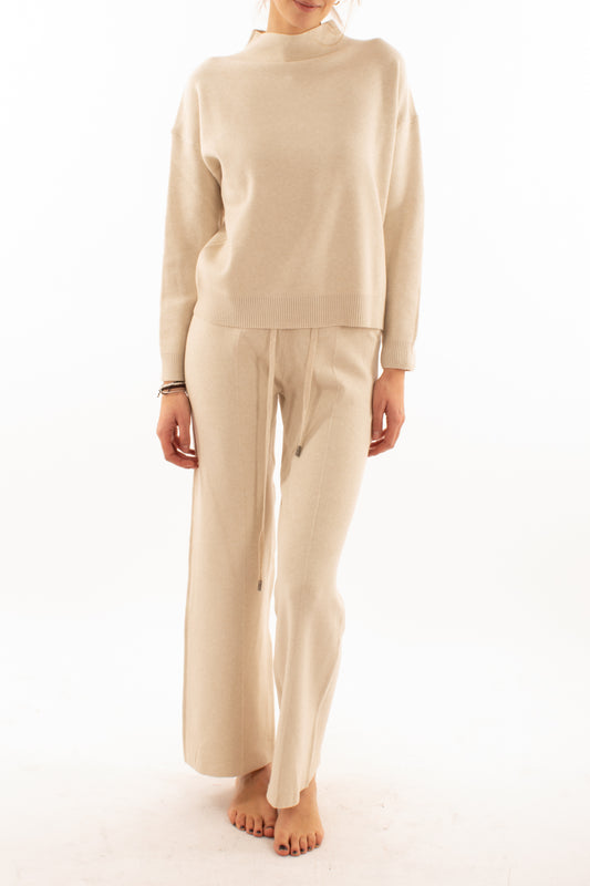 Maglia + pantalone Susy mix - Beige