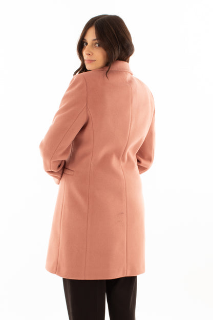 Cappotto 3/4 Susy mix - Rosa