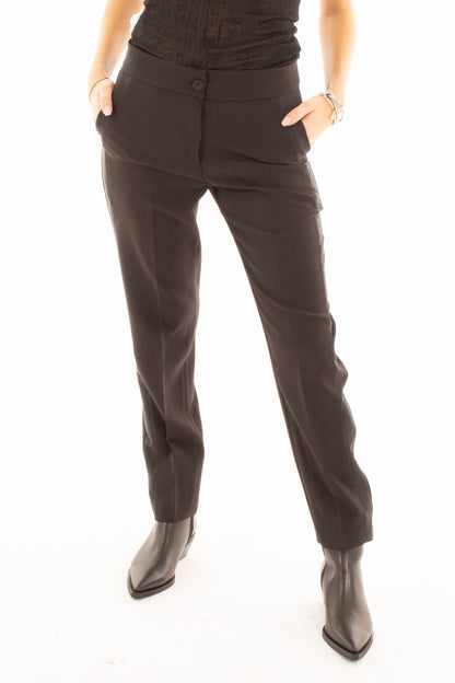 Pantalone con banda di lato Susy mix elite - Nero