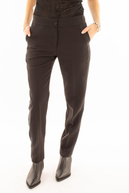 Pantalone con banda di lato Susy mix elite - Nero