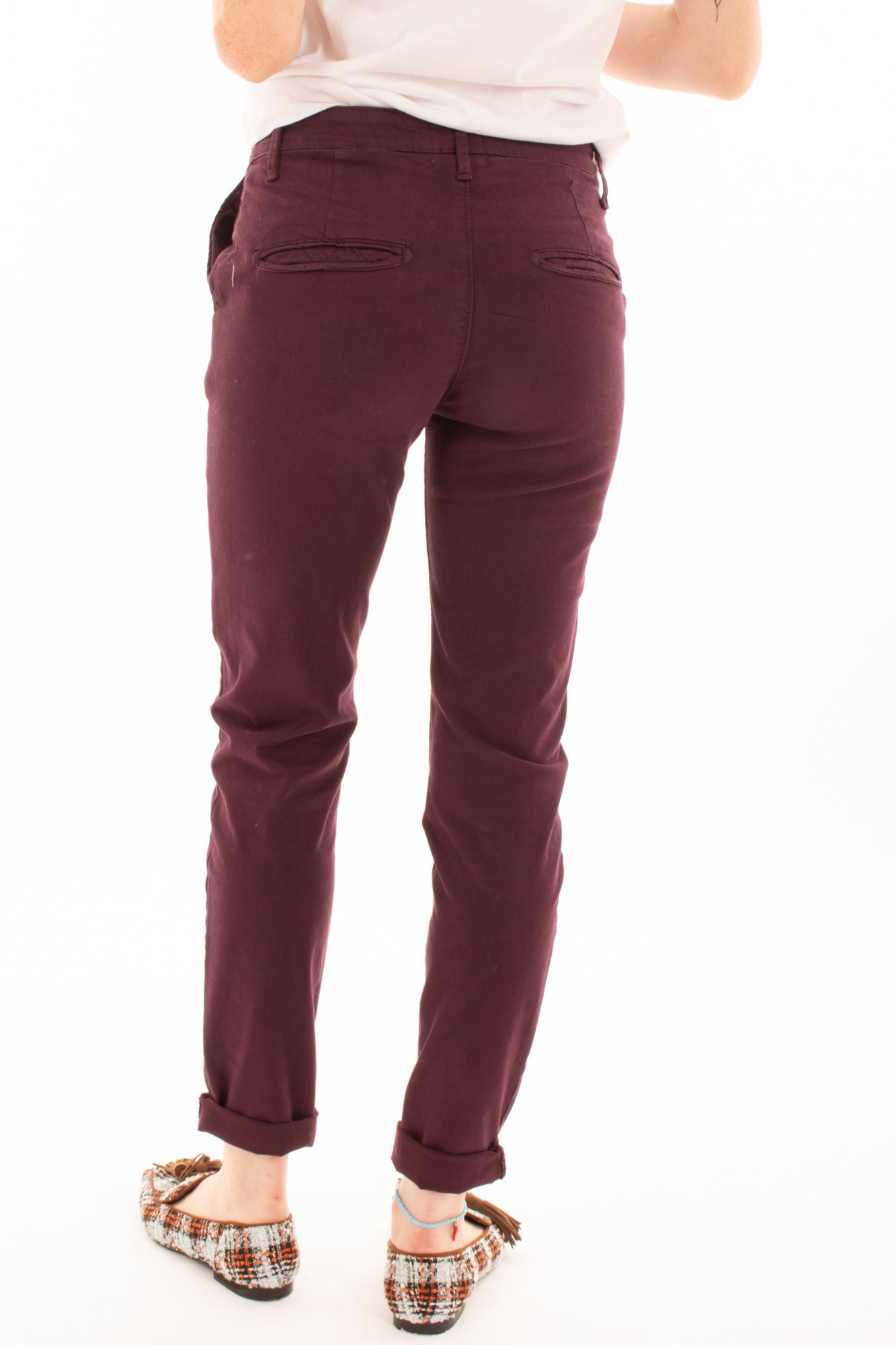 Pantalone chino Susy mix elite - Amarena