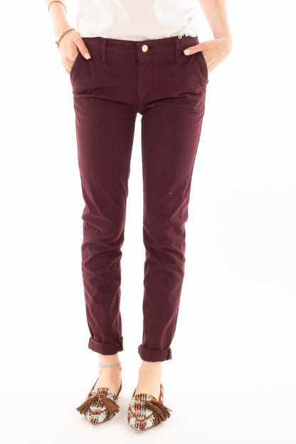 Pantalone chino Susy mix elite - Amarena