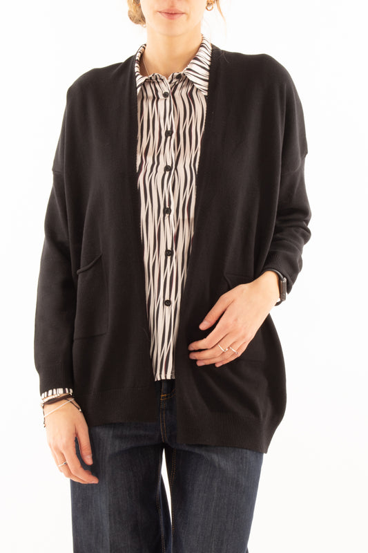 SUSY MIX Cardigan aperto Susy mix - Nero Nero