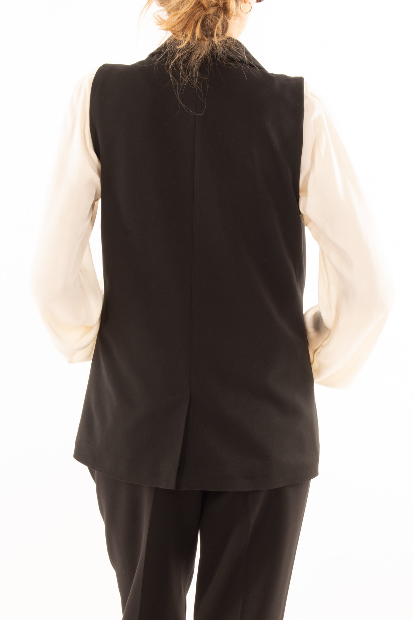 Gilet 3/4 Susy mix - Nero