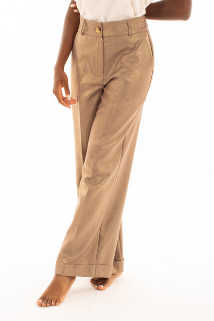 SUSY MIX Susy Mix Pantalone laminato Articolo sm00294 Oro